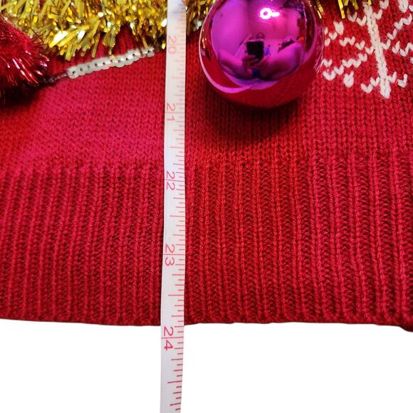 Merry Everything Christmas sweater ugly Xmas size S - Picture 6 of 8